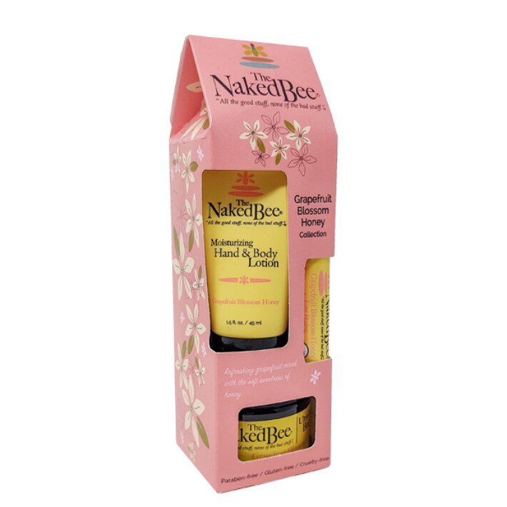 Grapefruit Blossom Honey Gift Set by The Naked Bee
