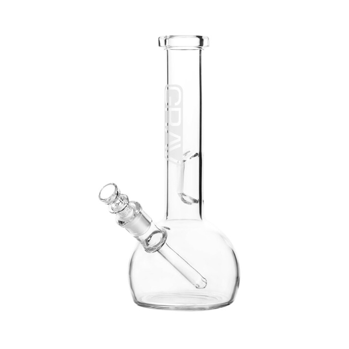 GRAV 8&quot; Round Base Water Pipe with Fixed Downstem
