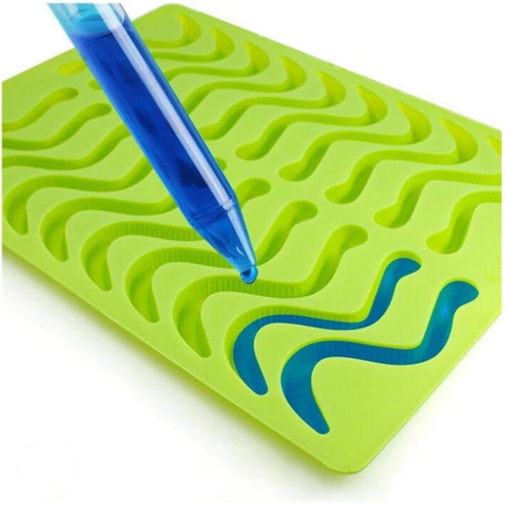 Classic Gummy Worm Silicone Gummy Mold