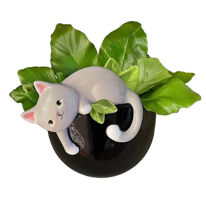 Playful Kitty Planter