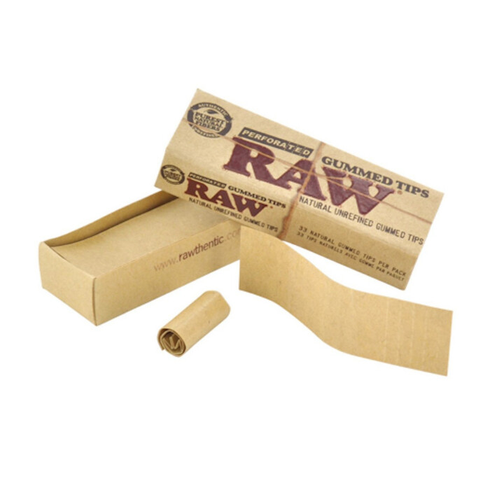 Raw Tips Gummed Raw Gummed