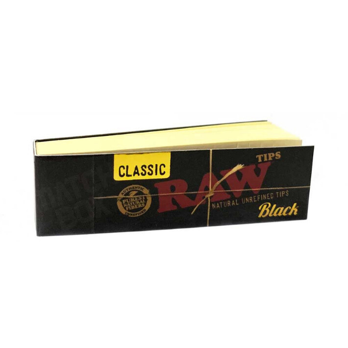 Raw Black Unbleached Tips