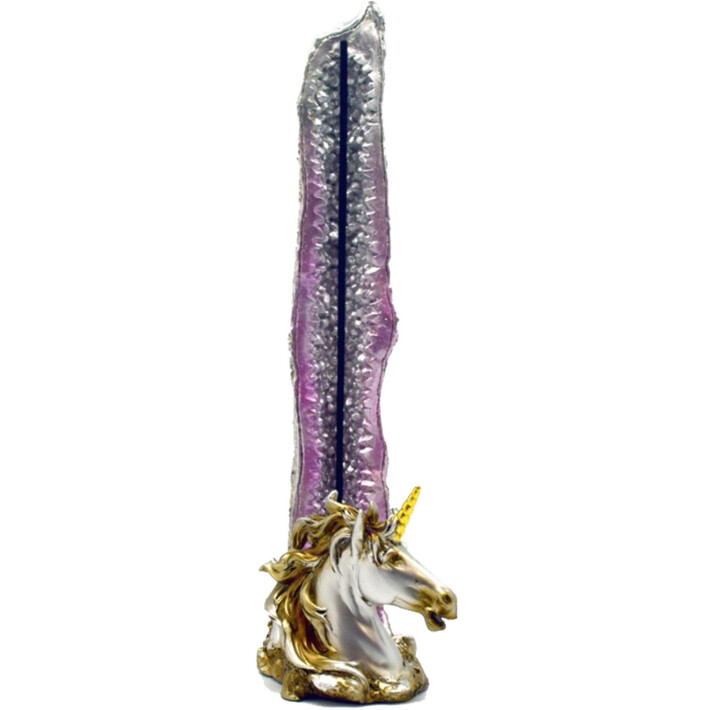 10&quot; Unicorn w/ Jewel Incense Burner