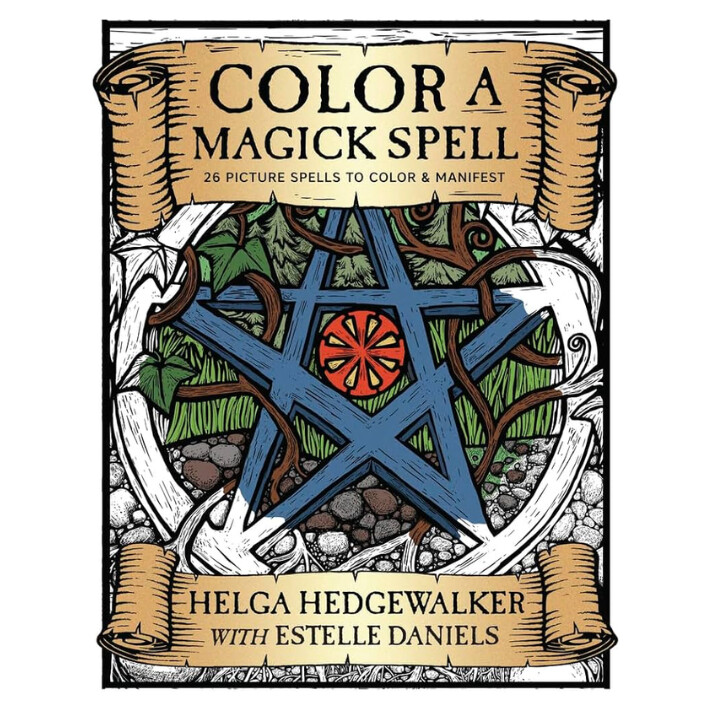 Color a Magick Spell Coloring Book With Descriptions