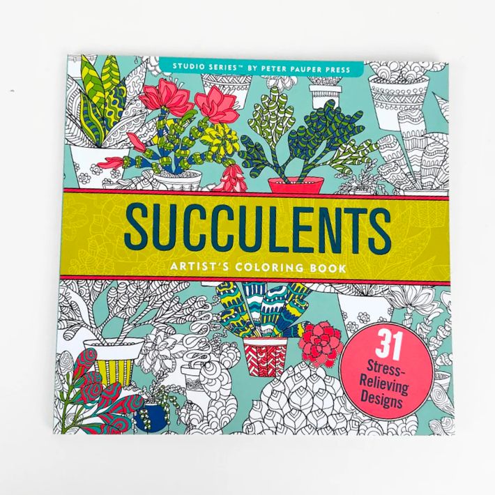 Succulents Coloring Book