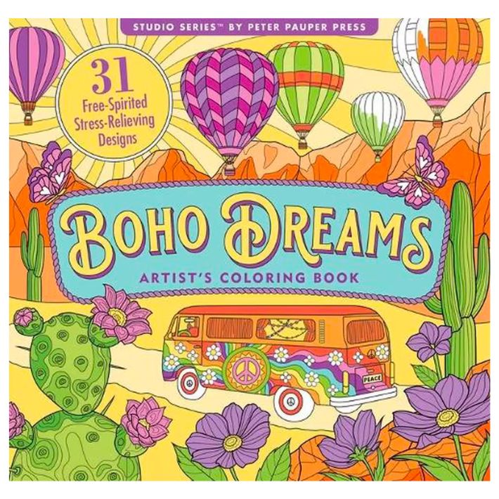 Boho Dreams Coloring Book