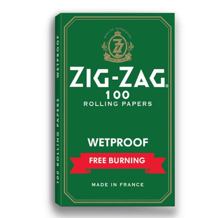 Zig Zag Green Single Wide Wet Proof Papers