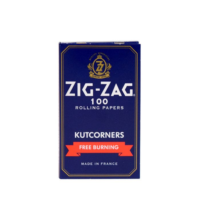 Zig Zag 1.0&quot; Blue Kut Corners