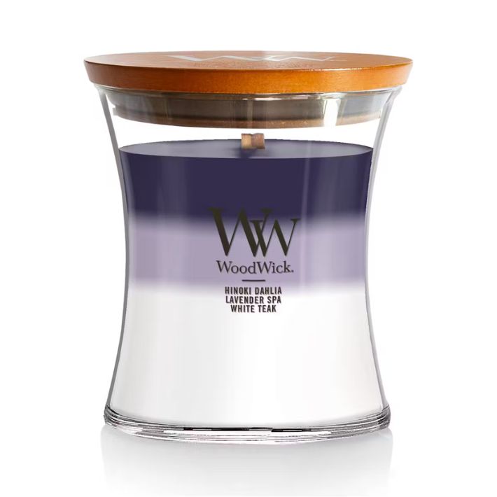 Evening Luxe Trilogy 9.7oz Medium Hourglass WoodWick Candle