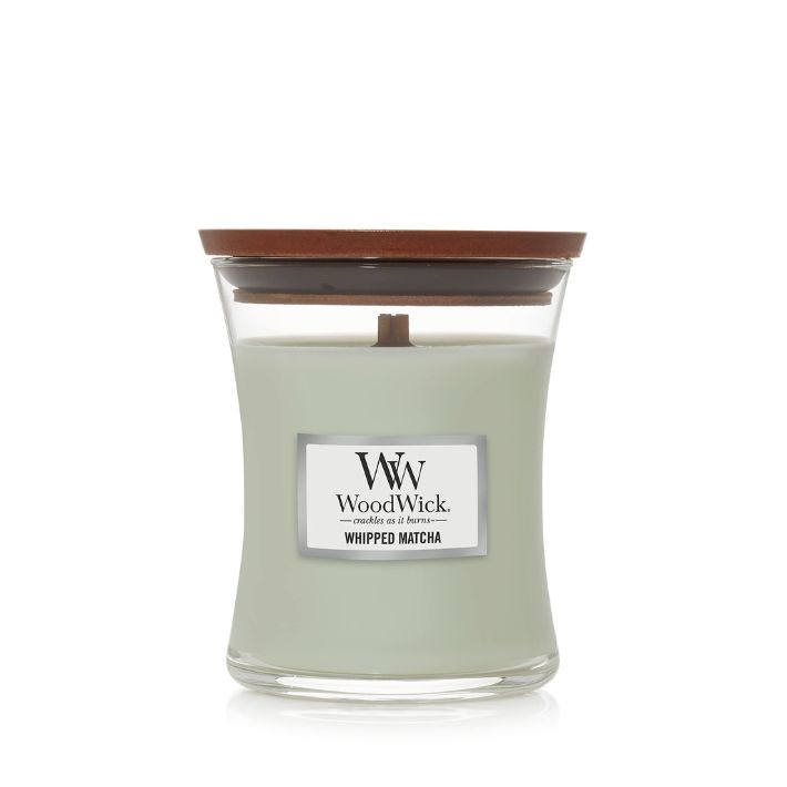 Whipped Matcha 9.7oz Medium Hourglass WoodWick Candle