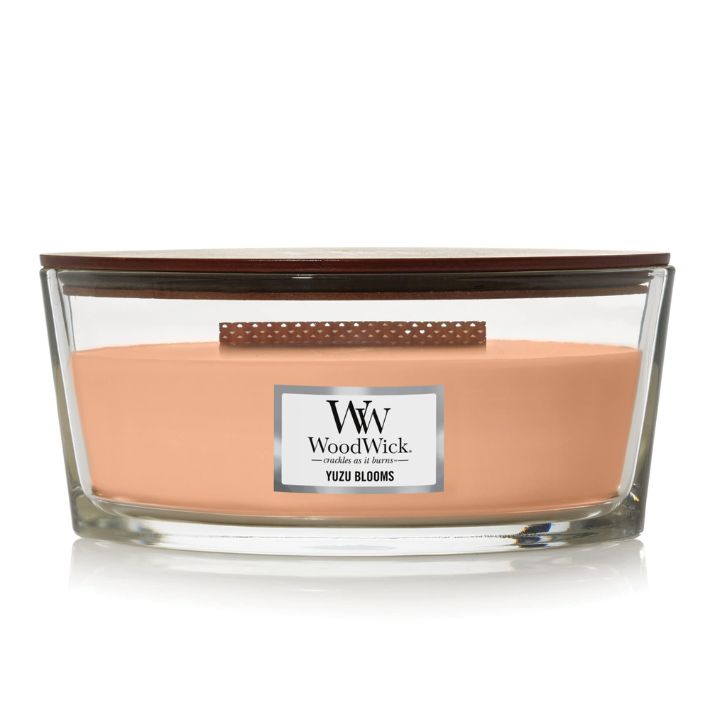 Yuzu Blooms 16oz Ellipse WoodWick Candle