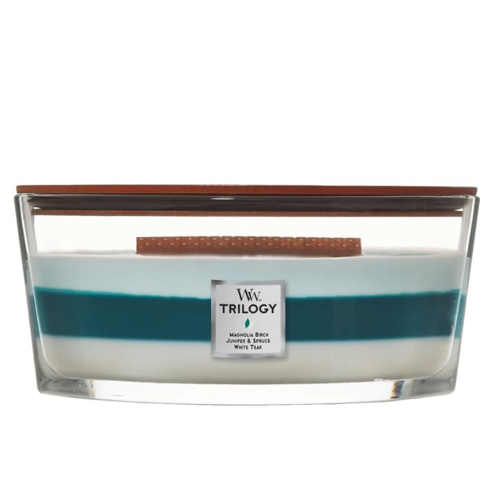Icy Woodland Trilogy 16oz Elipse WoodWick Candle