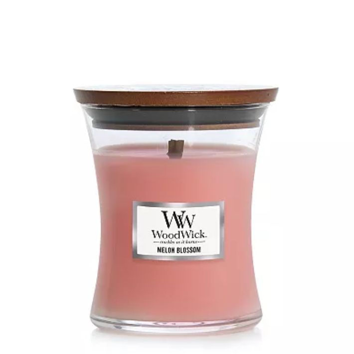 Melon Blossom 9.7oz Medium Hourglass WoodWick Candle