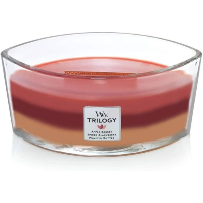 Autumn Harvest Trilogy 16oz Ellipse WoodWick Candle