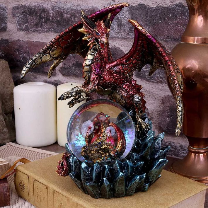 #45N Ruby Oracle Red Dragon Fortune Seer 7.2&quot;
