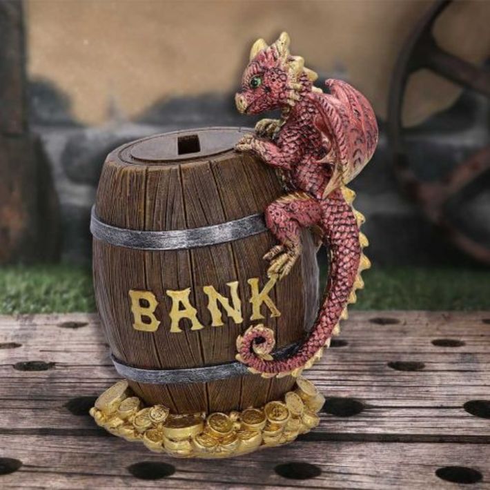 #63N Dragon Heist Coin Bank 5.5&quot;
