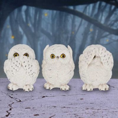 #140N Three Wise Owls