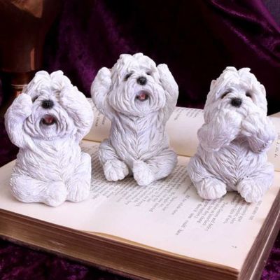# 158N Three Wise Westies