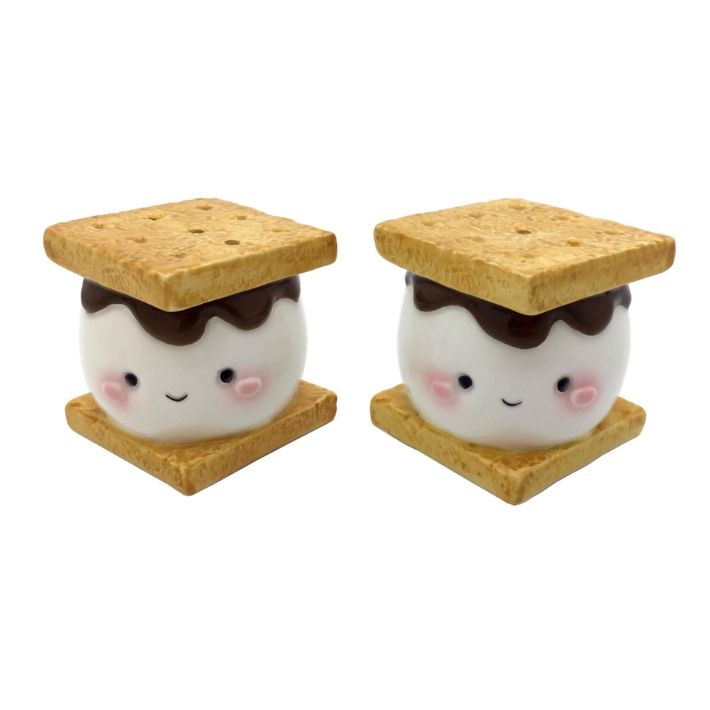 Marshmellow S&#39;more Salt &amp; Pepper Shaker Set S &amp; P