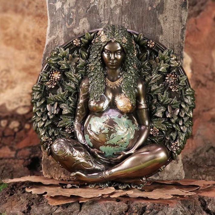 #39N Mother Earth Wall Plaque