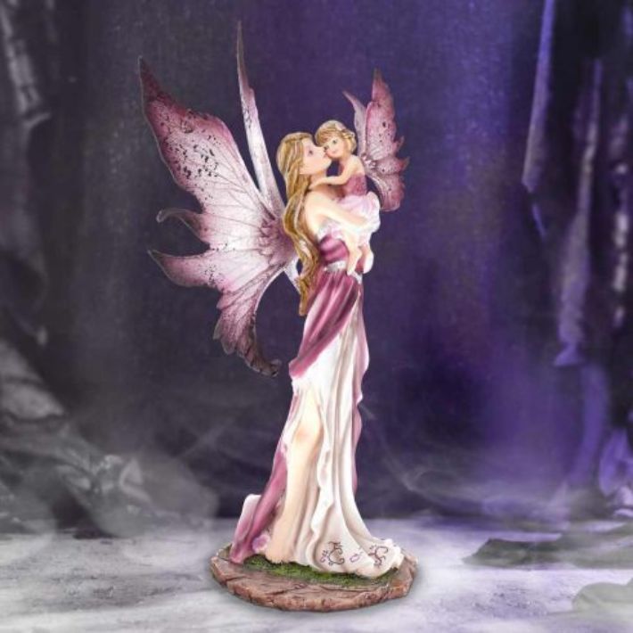 #55N Precious Moments Mother &amp; Baby Fairy