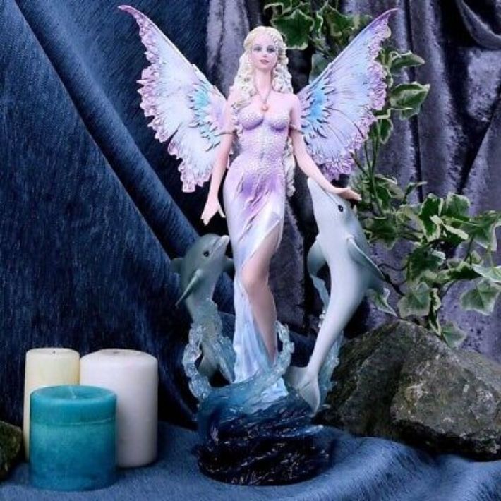 #76N Delphinia Dolphin Companion Ocean Fairy