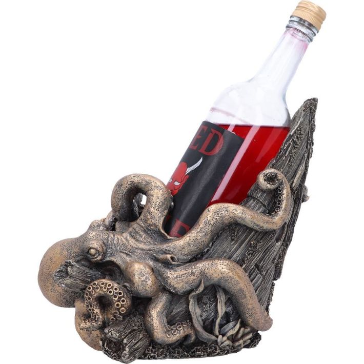 #93N Release the Kraken Wine Bottle Holder 10&quot;