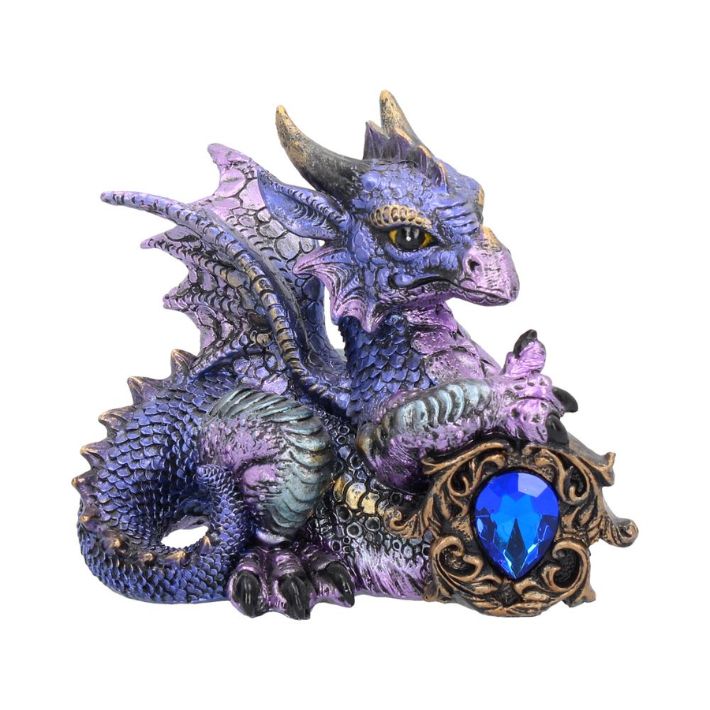 #134N Tyrian Metallic Dragon Figurine
