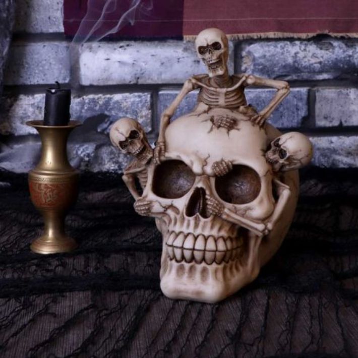 #165N Breaking Free Skeleton Emerging from Skull