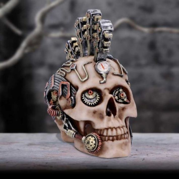 #182N Strike a Chord Steampunk Skull