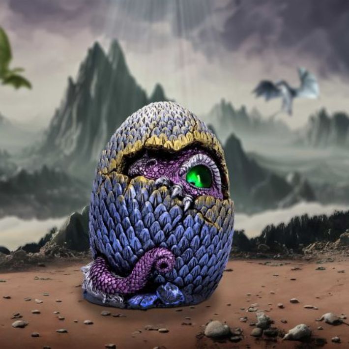 #207N Hidden Hatchling Dragon