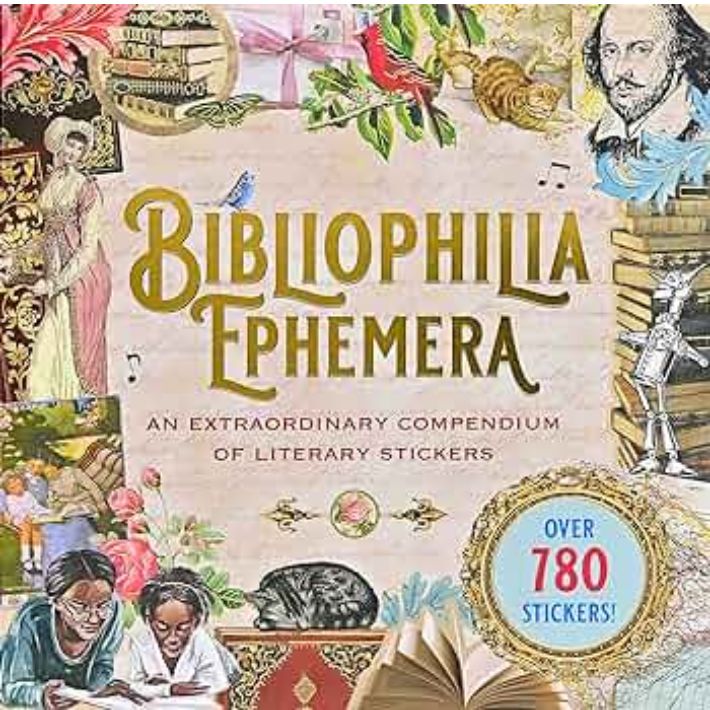 Bibliophilia Ephemera Sticker Book