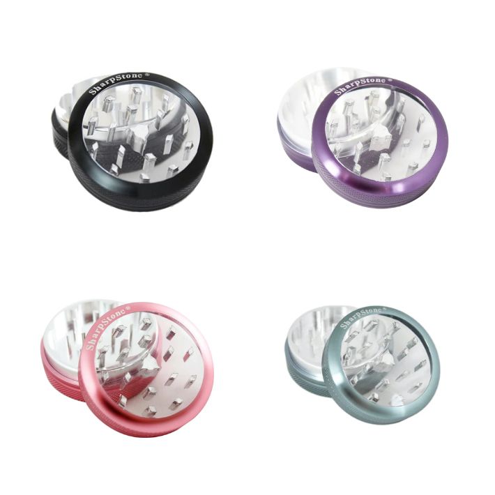 2.2&quot; 2 Piece Glass Top Sharpstone Grinder