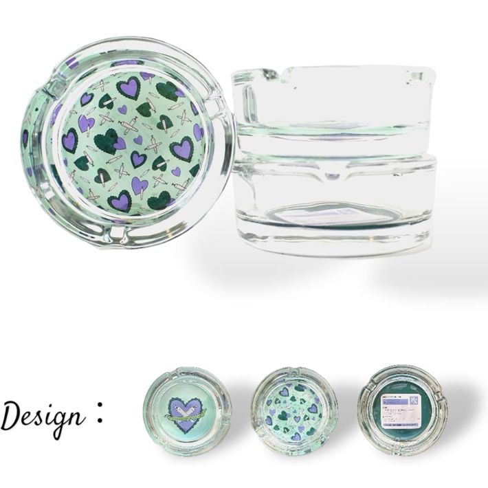 Giddy Blunt A Day Series Glass Ashtray - 3