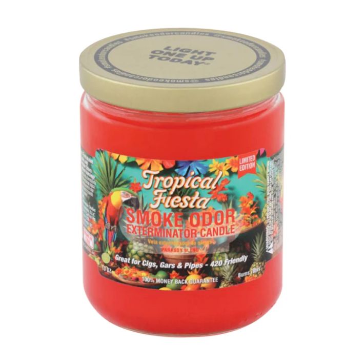 Tropical  Fiesta Smoke Odor 13oz. Candle