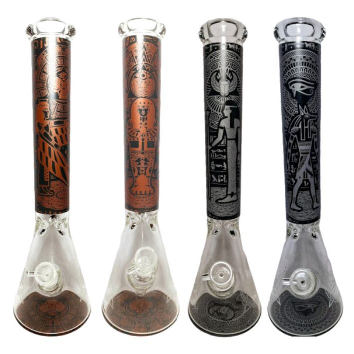 16&quot; Egyptian Printed Beaker w/ Ice Pinch