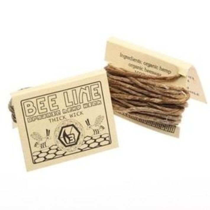 9&#39; Bee Line Thick Beeswax Hemp Wick