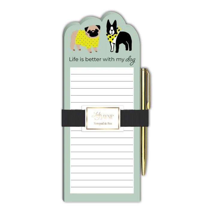 Life Is Better With My Dog Notepad &amp; Pen Set