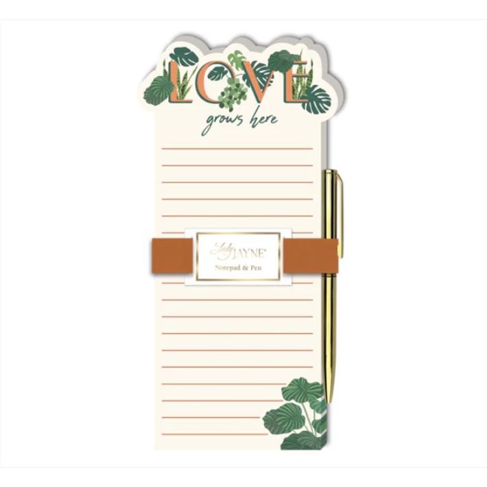 Love Grows Here Notepad &amp; Pen Set