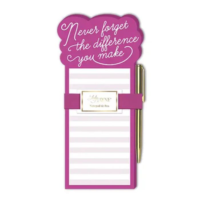 Never Forget The Difference You Make Notepad &amp; Pen Set