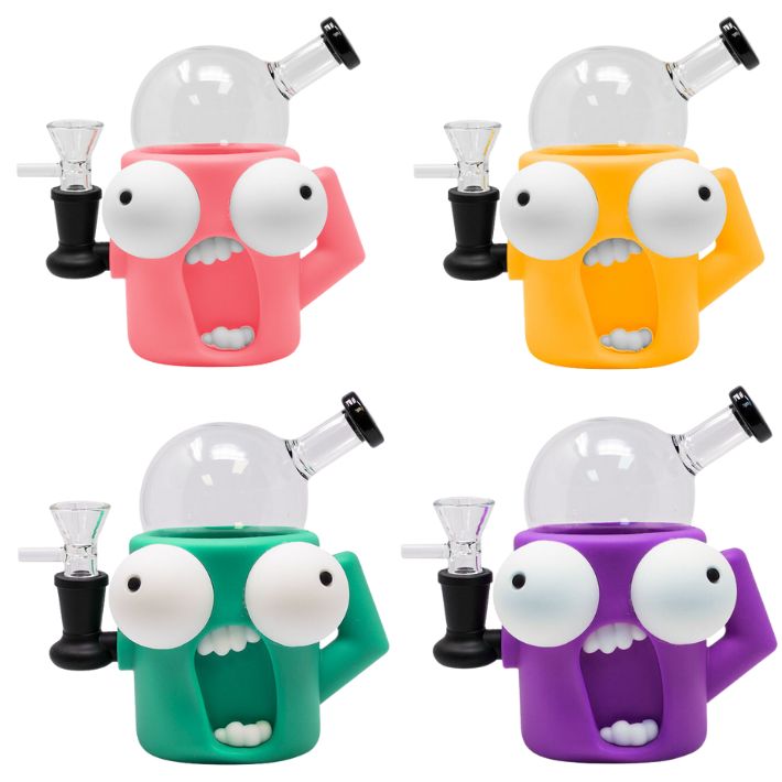 Quirky Eye-Popping 6&quot; Silicone Bong