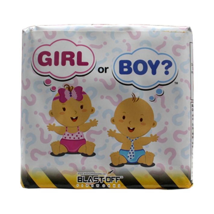 Girl or Boy Finale Cake Gender Reveal (Girl)
