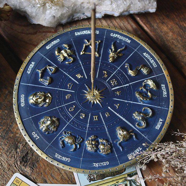 Astrology Incense Burner 5.9&quot;