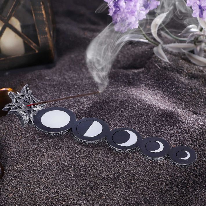 Phases of the Moon Incense Burner 11&quot;