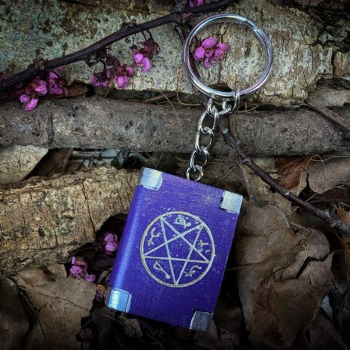 Book of Spells Keychain