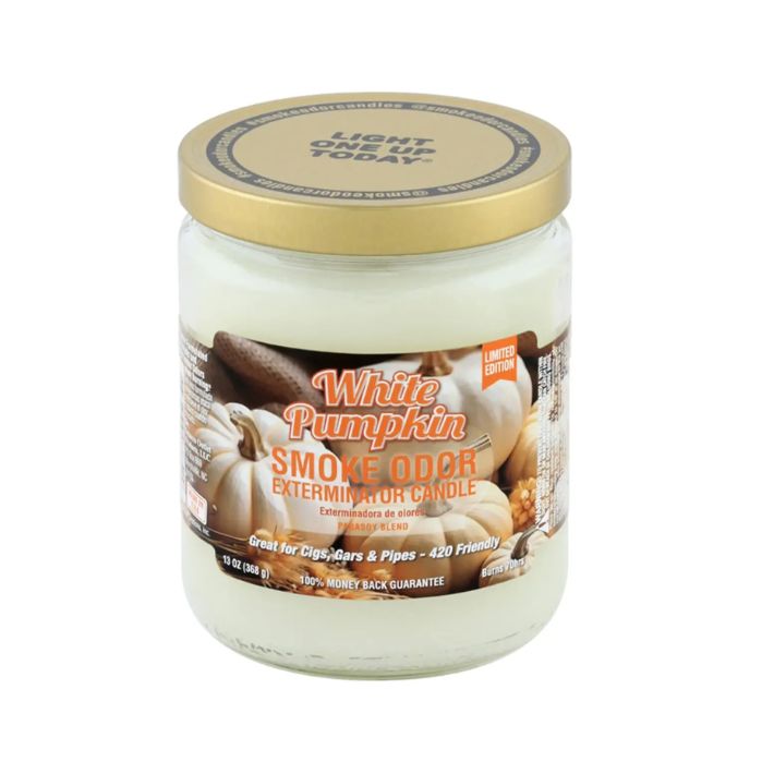 White Pumpkin Smoke Odor Candle