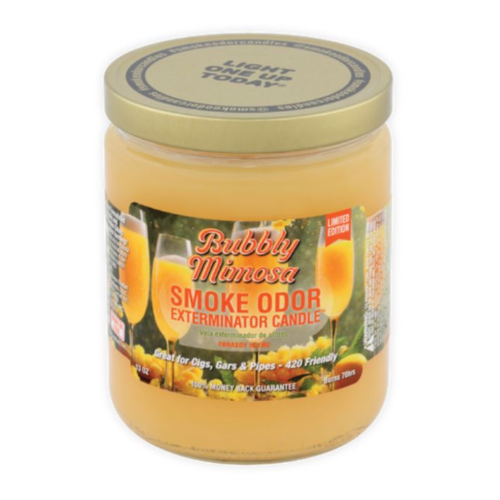 Bubbly Mimosa Smoke Odor Candle