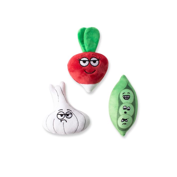 Getting Veggies 3 Piece Pet Toy