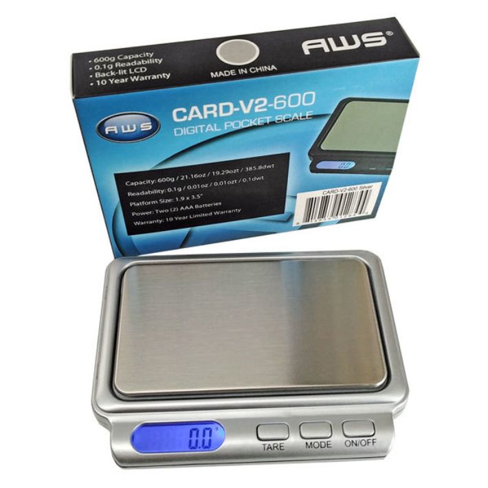 Card V2 600g x 0.1g Scale AWS