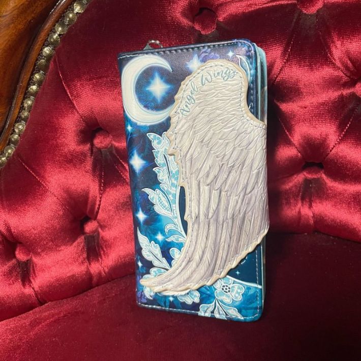 Angel Wings Embossed Wallet